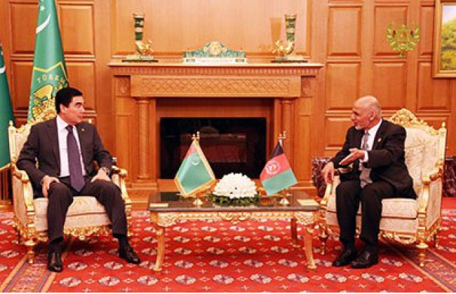 غنی: روابط میان افغانستان و ترکمنستان سبب پیشرفت توسعه منطقه شده‌است
